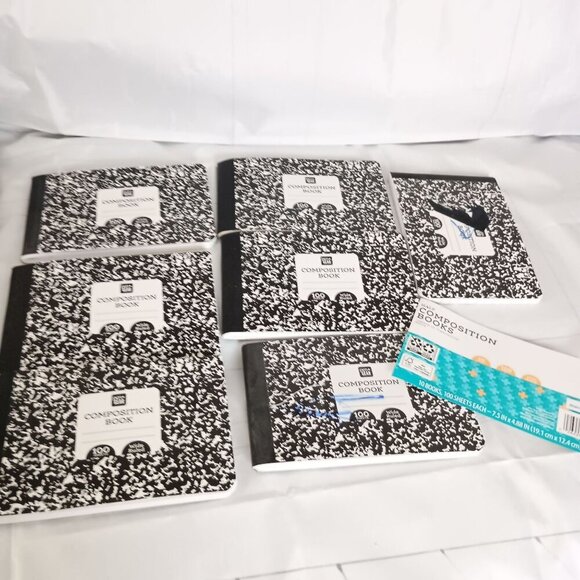 Lot of Kids Books & 7 Blank Composition Notebooks 7.5"x4.88" Journals New - Picture 8 of 12